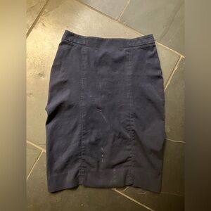 Women’s GAP Size 2 Stretch Elegant Navy Skirt